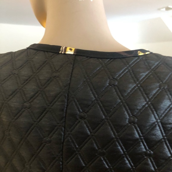 Black Quilted Long Jacket Duster - Picture 7 of 10